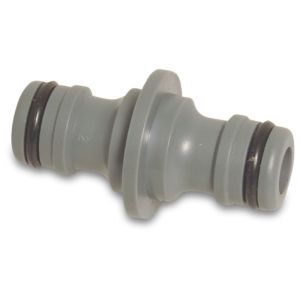 HYDRO-FIT 2-WEG VERBINDING V.SLANGSTUK PVC-U MANNELIJK KLIK