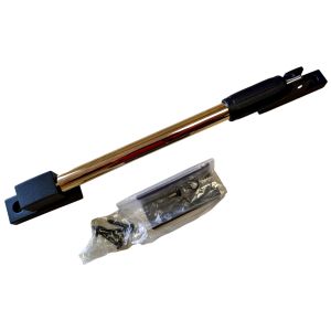 TELESCOPISCHE RAAMUITZETTER BINNEN/BUITEN 30CM MESSING KLEUR DULIMEX RUZT130PB (R#305407)