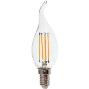 LEDLAMP TIPKAARS 4W E14 FILAMENT DIMBAAR WARM WIT SKU4366