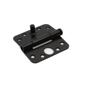 GLIJLAGERSCHARNIER SKG***® 3MM, 89X89 STAAL ZWART RONDE HOEK