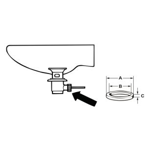 DICHTING VOOR TAPKRAAN 17X10X6MM PER 2 STUKS [TEC317418]
