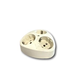 WANDCONTACTDOOS 3 VOUDIG RA INBOUW BK 08177