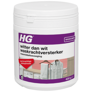 HG WITTER DAN WIT WASKRACHTVERSTERKER MET VLEKOPLOSSER 1210
