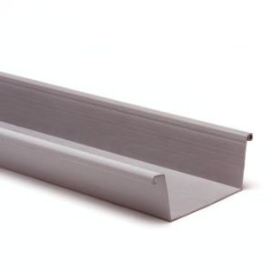 PVC BAKGOOT EN ONDERDELEN GRIJS 180 MM