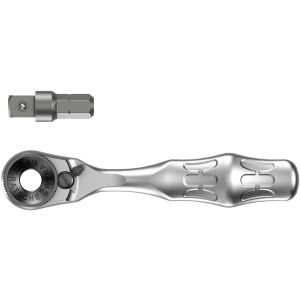 MINI 1 BIT-RATEL WERA 8001 A ZYKLOP  ¼" ZB MET ¼"-ADAPTER, 2-DLG