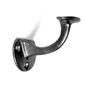 LEUNINGHOUDER OPSCHROEFBAAR GIETIJZER  ZWART