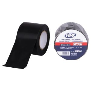 HPX PVC ISOLATIETAPE - ZWART 50MM X 20M