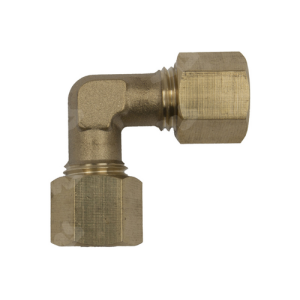 KNIE KOPPELING MESSING 2X8 MM