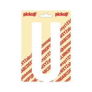 PLAKLETTER NOBEL 150 MM WIT U