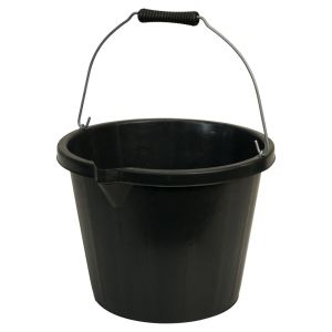 GRIPLINE-X 14 EMMER ZWART, HAAKBEUGEL, L-SCALA, TUIT