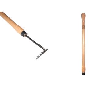 HANDHARK GESMEED 5 TANDS ESSEN KNOPSTEEL 48CM DE WIT