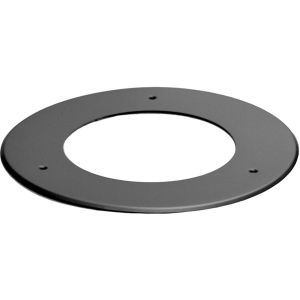 CONVESA KACHELPIJP ZWART STAAL Ø 150 MM ROZET + SCHROEVEN