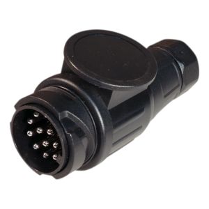 AANHANGWAGEN STEKKER 13 POLIG KUNSTSTOF ZWART