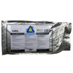 KOUD ASFALT ASCO-REPHALT 0-3MM á 14KG.