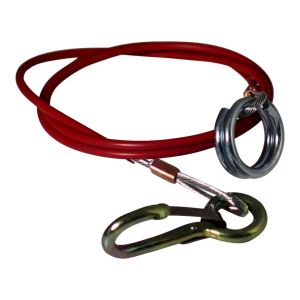 AANHANGWAGEN BREEKKABEL 1055MM+BREEKRING ROOD 