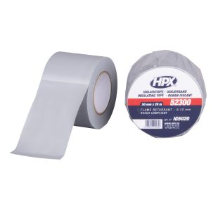 HPX PVC ISOLATIETAPE - GRIJS 50MM X 20M