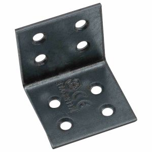 VERSTERKINGSHOEK 40X40MM GEGALVANISEERD