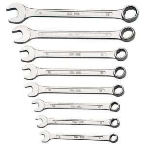 STEEK-RINGSLEUTELSET 8 DLG DIN 