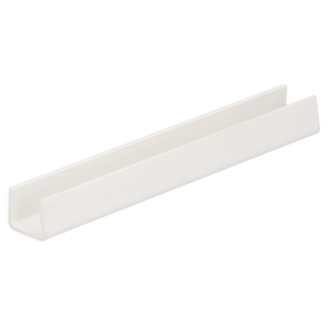 PVC U PROFIEL WIT 10MM INWENDIG