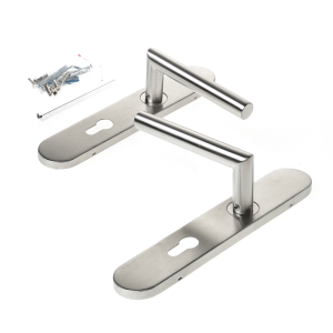 D4E DEURKRUK OP SCHILD 45X245 RVS PC72 L-19MM L/R