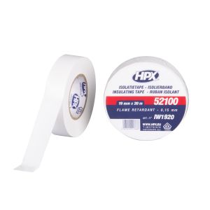HPX PVC ISOLATIETAPE VDE - WIT 19MM X 20M