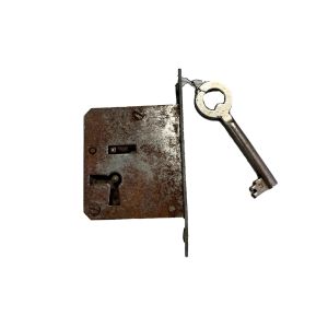 MEUBELSLOT INSTEEK  55MM ROESTIG BLANK IJZER