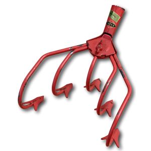CULTIVATOR 5 TANDS ROOD GELAKT ZONDER STEEL.