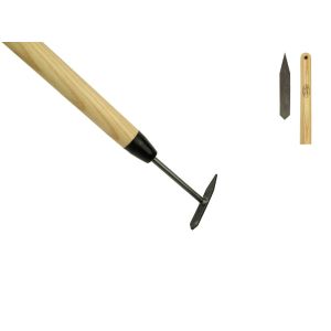 ONKRUIDKRABBER MET STEEL 140CM - DE WIT