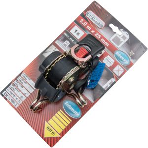 SPANRIEM 3M/25MM AUTOMAT. PES 600KG