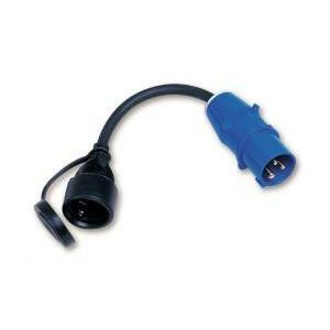 VERLOOPSNOER CEE STEKKER-RA CONTRASTEKKER 20CM