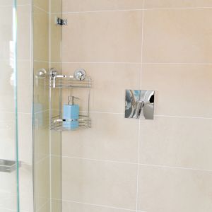 DOUCHEREK 3-IN-1 HOEK DUBBEL CHROOM [T340271]