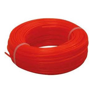 STRIMMERDRAAD NYLON  2,4MM ROOD ROL á 262MTR