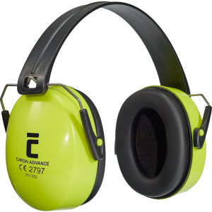 GEHOORBESCHERMER CIRON ADVANCE EARMUFF HI-VIZ HV GEEL