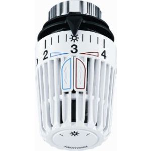 HEIMEIER RADIATORTERMOSTAATKNOP MET VOELER WIT 6000-00.500 [7501562]