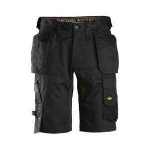 SNICKERS ALLROUNDWORK KORTE WERKBROEK MET HOLSTERZAKKEN ZWART