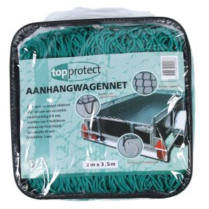 AANHANGWAGENNET+HOEKLUSSEN MET ELASTIEK 200X350CM