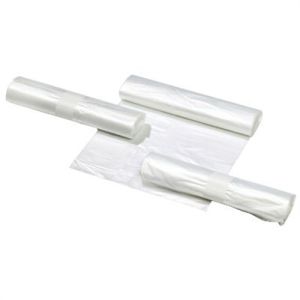 ZAK PENDAALEMMERZAK HDPE TRANSP ROL 50ST T15 60X65CM