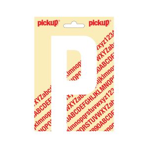 PLAKLETTER NOBEL 150 MM WIT P