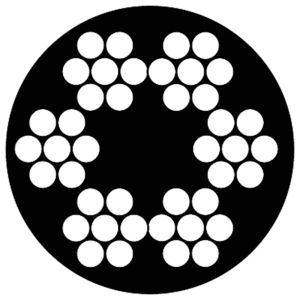 STAALKABEL RVS GEPLASTIFICEERD WIT 4-6MM