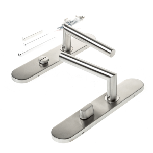 D4E DEURKRUKOP SCHILD 45X245 RVS WC72 L-19MM L