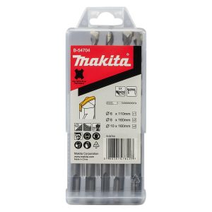 MAKITA BASIS 2-SNIJDER BETONBOORSET SDS+ 5-DELIG B-54704
