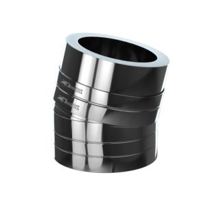 ISODUCT Ø 125 DUBBELWANDIGE BOCHT 30 °