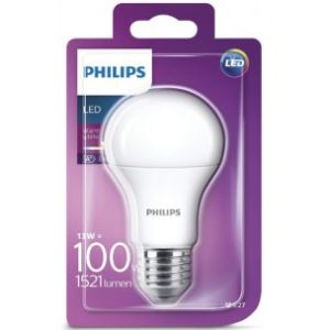 LED LAMP PHILIPS GLS E27 13W MAT WARMWIT NIET DIMBAAR