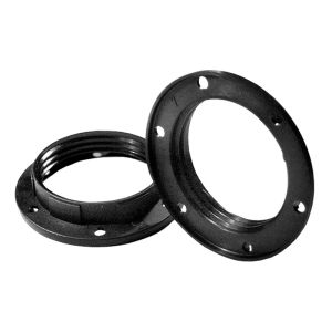 RING VOOR LAMPHOUDER MET KRAAG ZWART