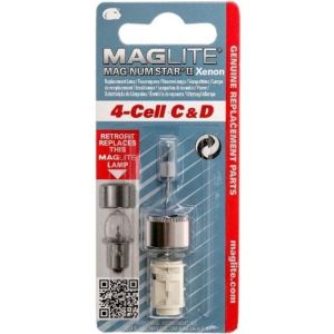 MAGLITE XENON VERVANGINGSLAMP 4-CEL C & D OP BLISTER