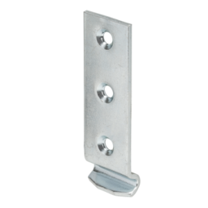 SLUITHAAK VOOR EIERKISTSLUITING GEGALVANISEERD 46X18 MM GEBOGEN