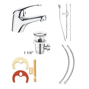 WASTAFEL MENGKRAAN 1-GREEPS CHROOM CONMETALL 3065 FABIO [FAB1]