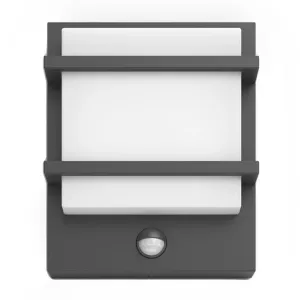 PHILIPS PETRONIA IR WALL LANTERN ANTHRACITE 1X12