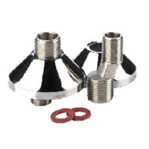 S-KOPPELING MET ROZET 3/8" X 1/2" SPRONG 9,5MM PER PAAR