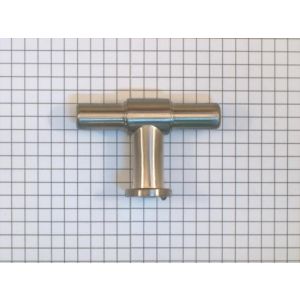 T-KNOP PLAT RVS LOOK 55MM DIAM 10MM 75A